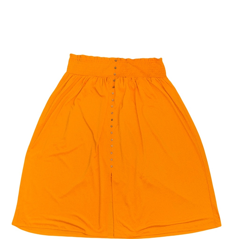 Cato Vibrant Orange A-Line Skirt